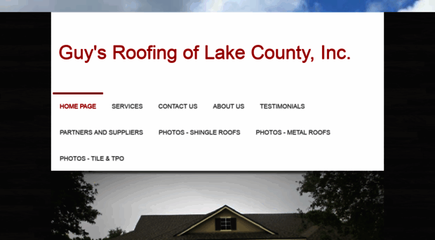 guysroofingoflakecounty.com