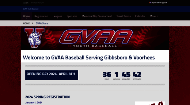 gvaabaseball.com