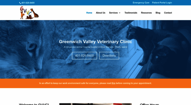 gvvetclinic.com