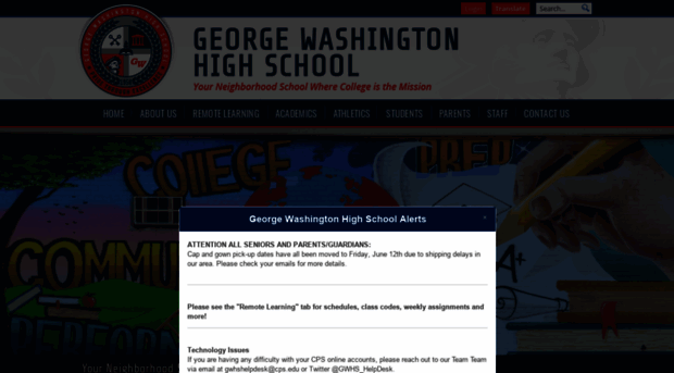 gwashingtonhs.enschool.org