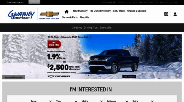 gwatneychevrolet.com