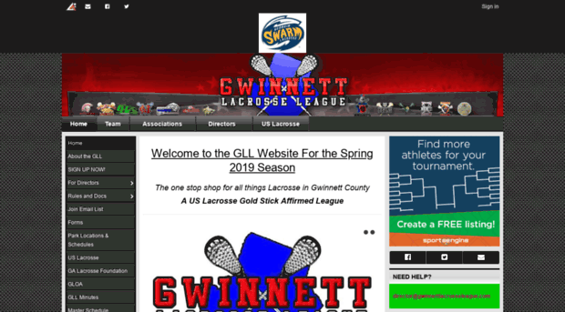 gwinnettlacrosseleague.com