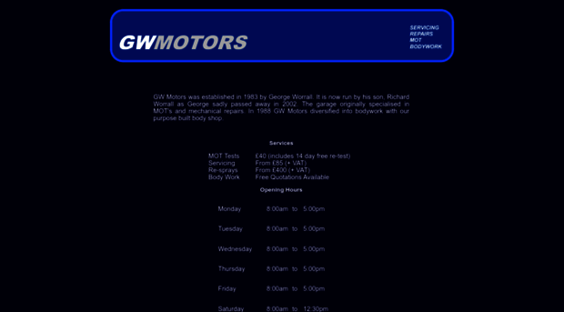 gwmotors.co.uk