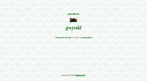 gwyrdd.uk