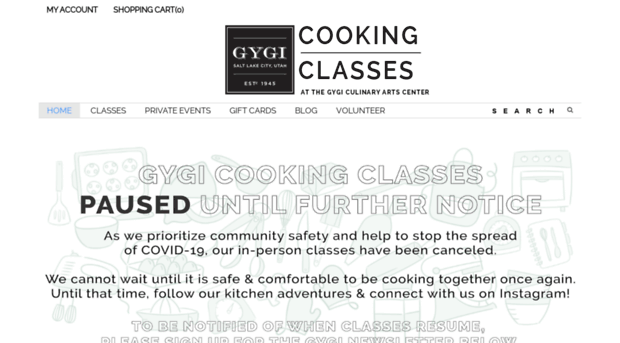 gygicookingclasses.com