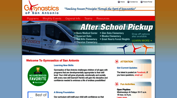 gymnasticsofsanantonio.com