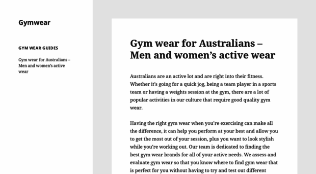 gymwear.com.au