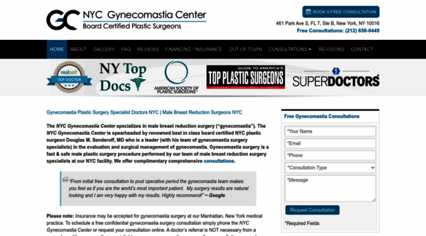 gynecomastiacenternyc.com