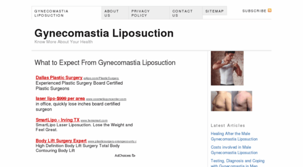 gynecomastialiposuction.org