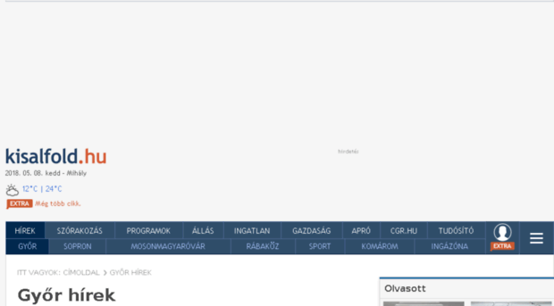 gyor.kisalfold.hu