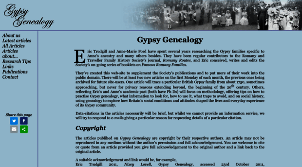 gypsygenealogy.com