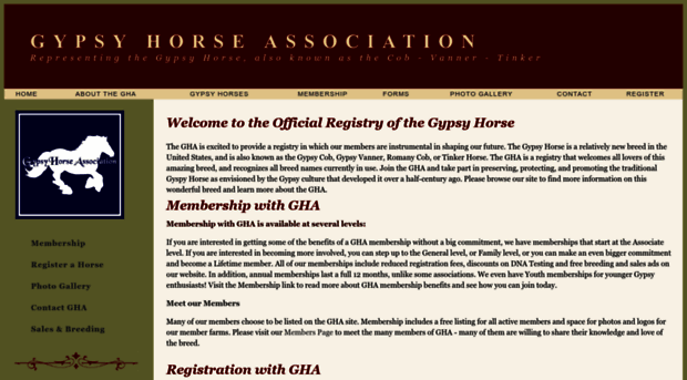 gypsyhorseassociation.org