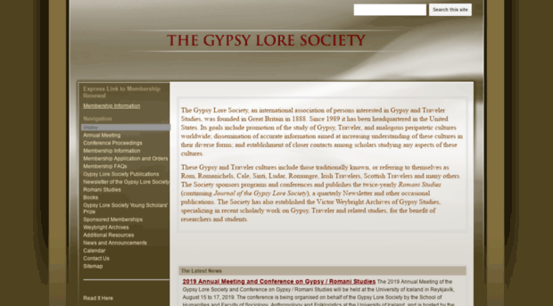 gypsyloresociety.org