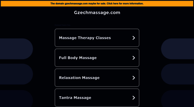 gzechmassage.com