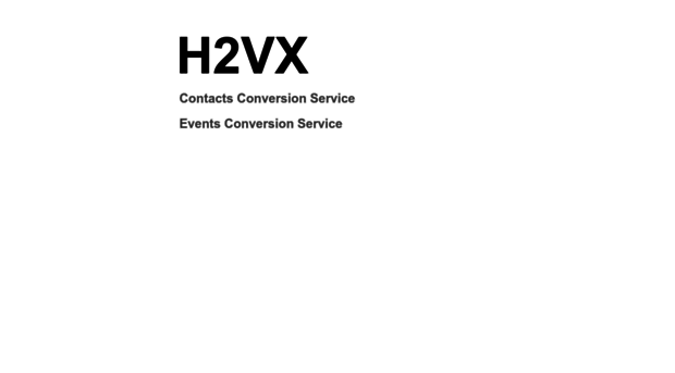 h2vx.com