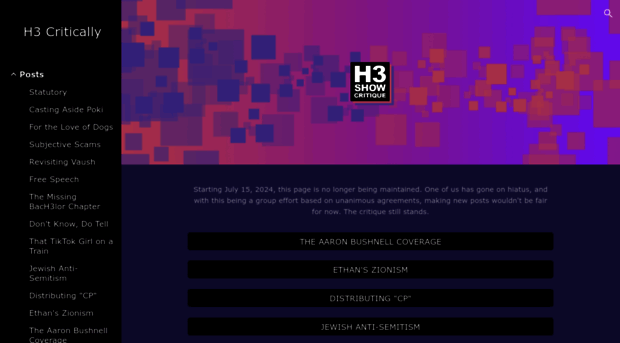 h3critically.com