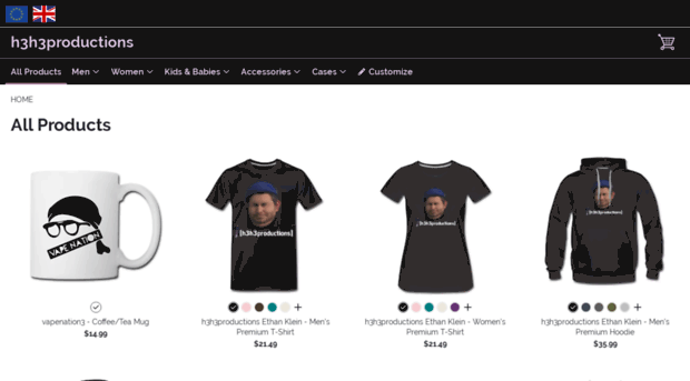 h3h3productions.spreadshirt.com