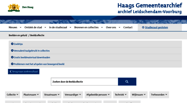 haagsebeeldbank.nl