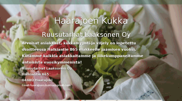 haarajoenkukka.fi