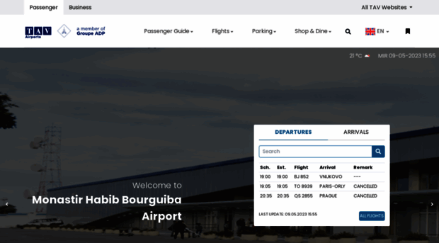 habibbourguibaairport.com