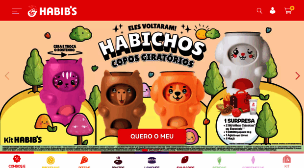 Site Oficial Habib's Delivery