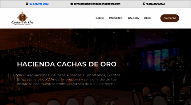 haciendacachasdeoro.com