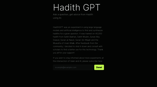 hadithgpt.com