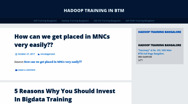 hadooptraininginbtm.wordpress.com