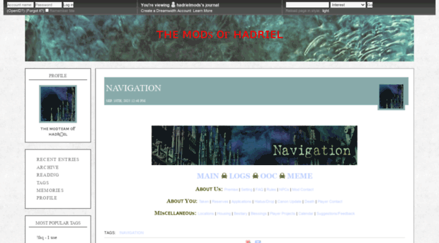 hadrielmods.dreamwidth.org