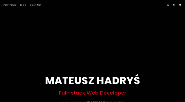 hadrysmateusz.com