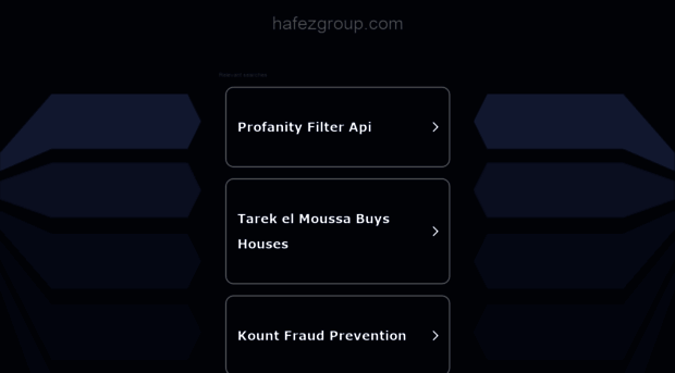 hafezgroup.com