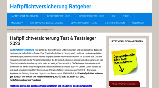 haftpflichtversicherung-testberichte.de