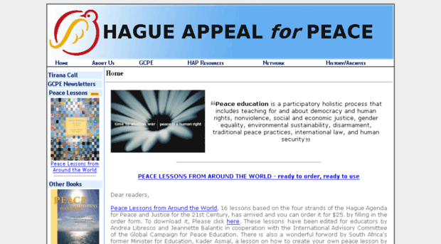 haguepeace.org