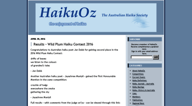 haikuoz.org