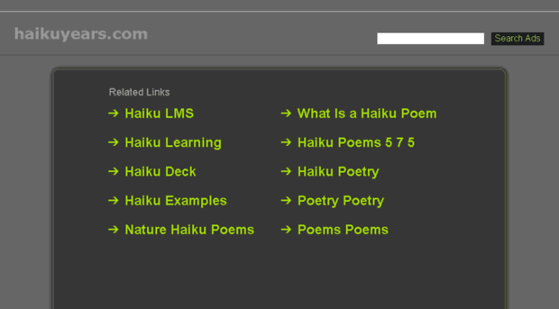 haikuyears.com