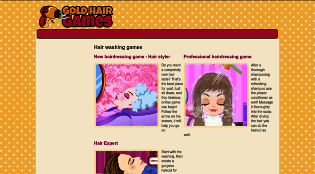 hair-washing.goldhairgames.com