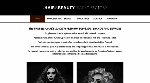 hairandbeautytradedirectory.co.nz