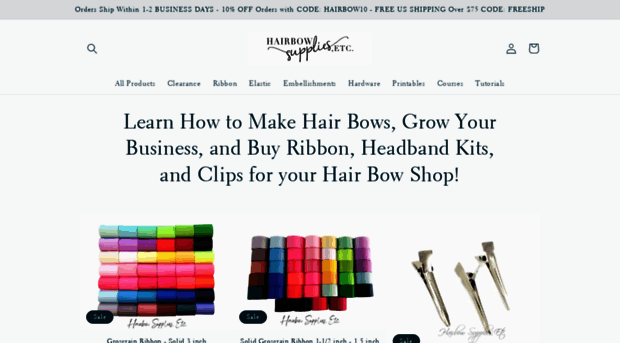 hairbowsuppliesetc.com