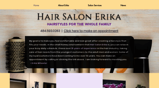 hairsalonerika.com