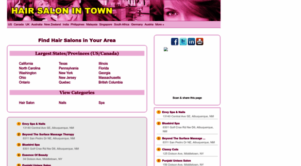 hairsalonintown.com