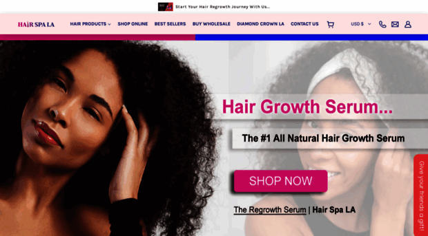 hairspala.com