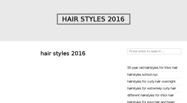 hairstyles2016.ml