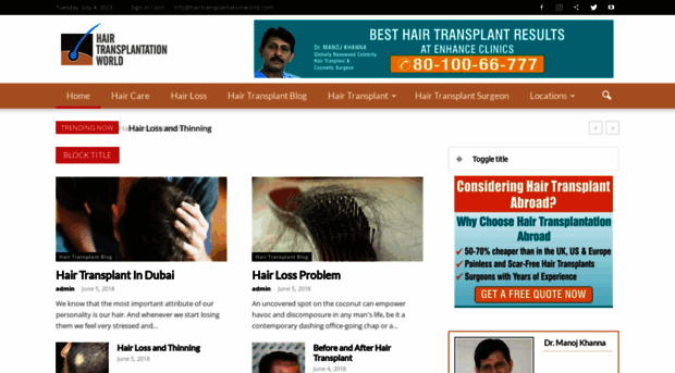 hairtransplantationworld.com