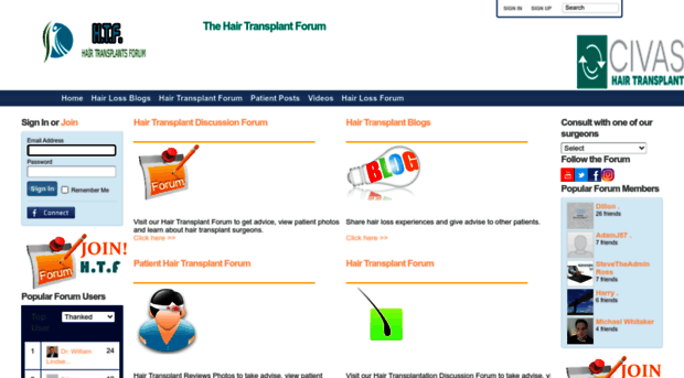 hairtransplantsforum.com