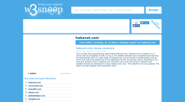 hakanet.com.w3snoop.com