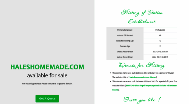 haleshomemade.com