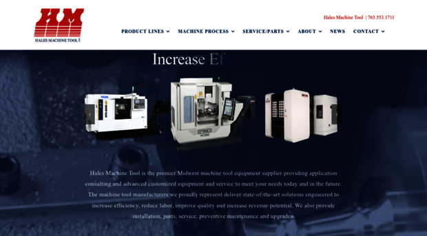 halesmachinetool.com