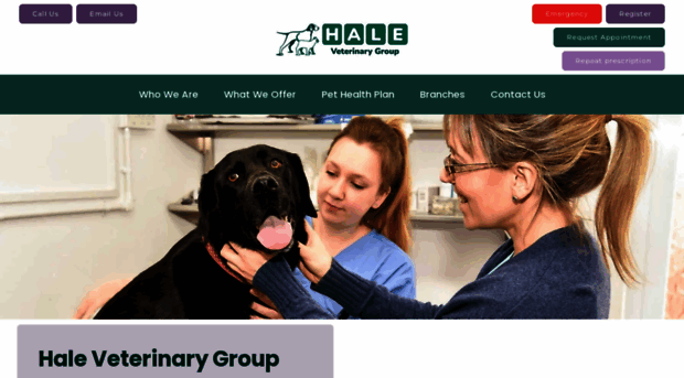 haleveterinaryhospital.co.uk