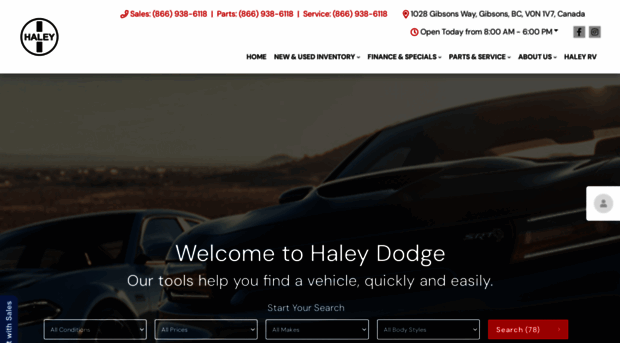 haleydodgesc.com