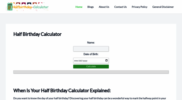 halfbirthday-calculator.com